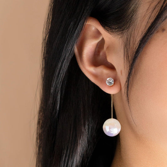 Elegant Pearl Drop Earrings - saltycandy