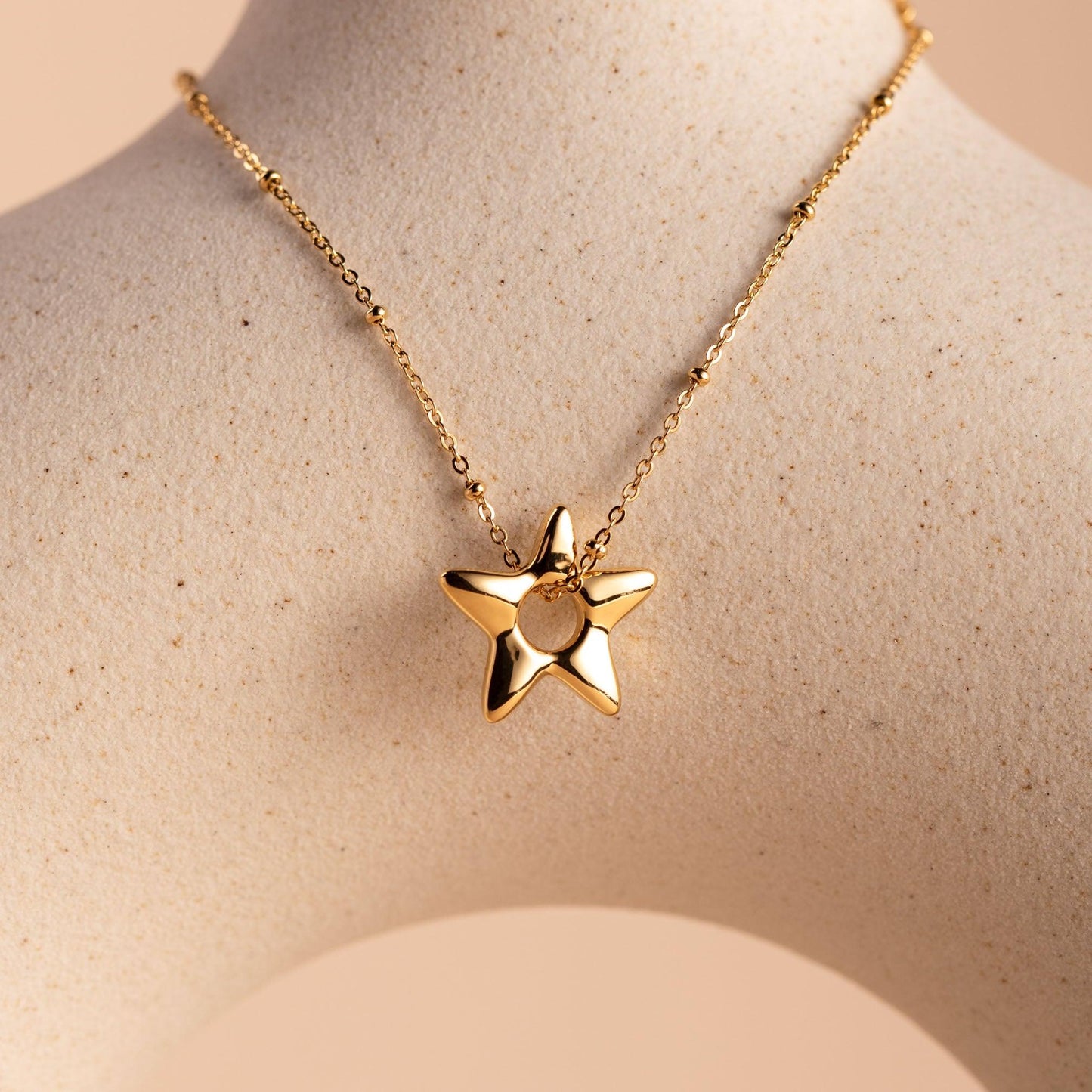 Cross Star Necklace - saltycandy