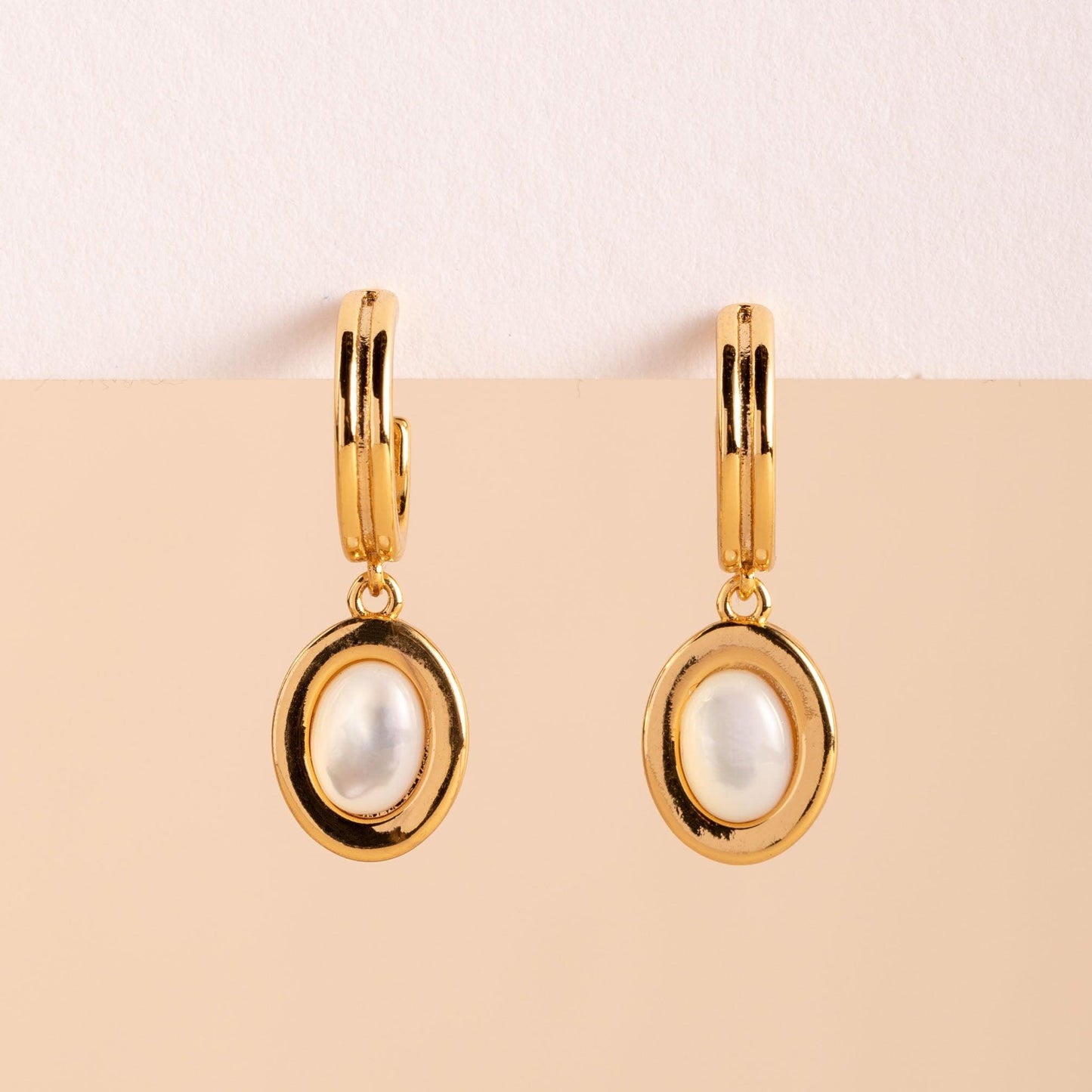 White Agate Earring - saltycandy