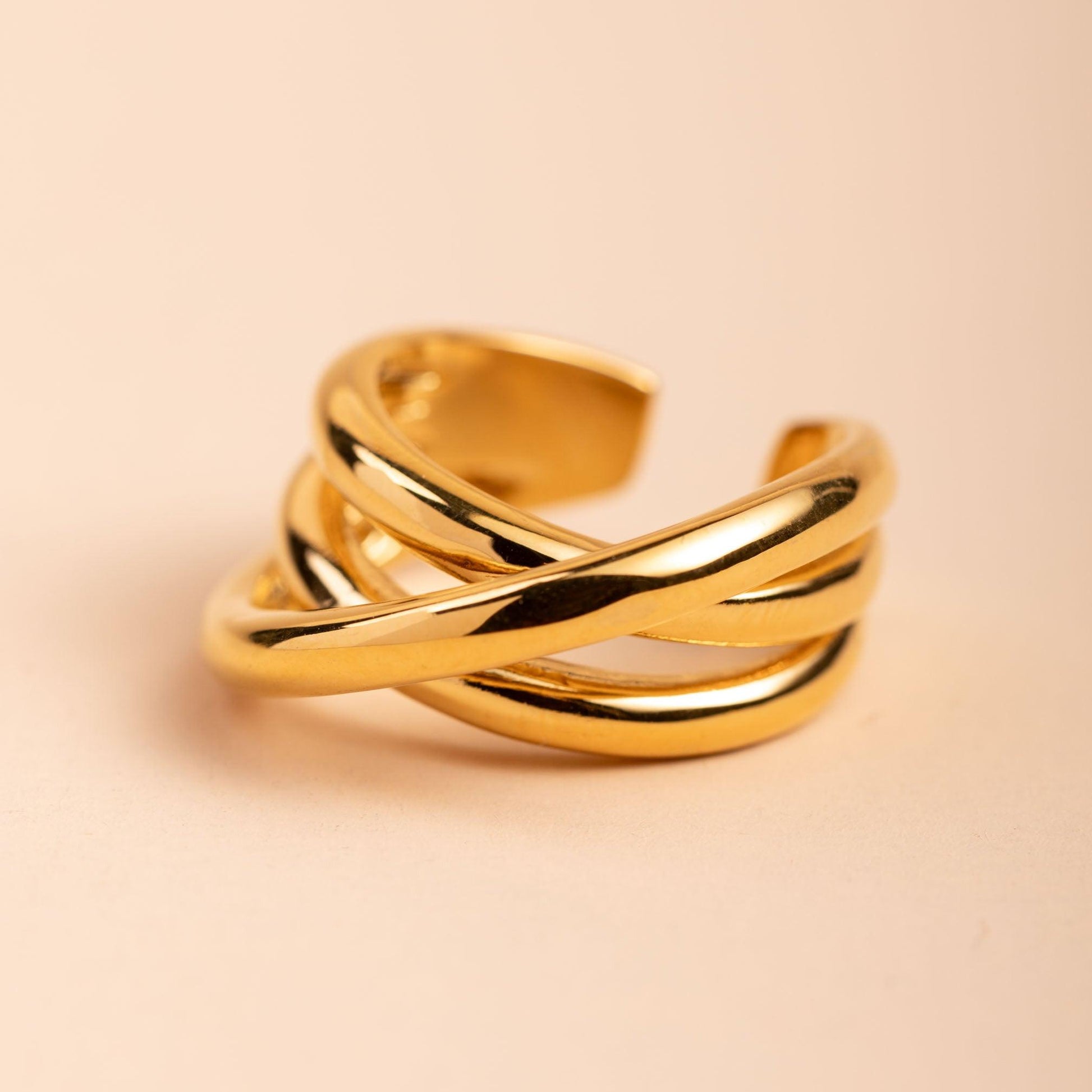 Intertwined Statement Ring - saltycandy