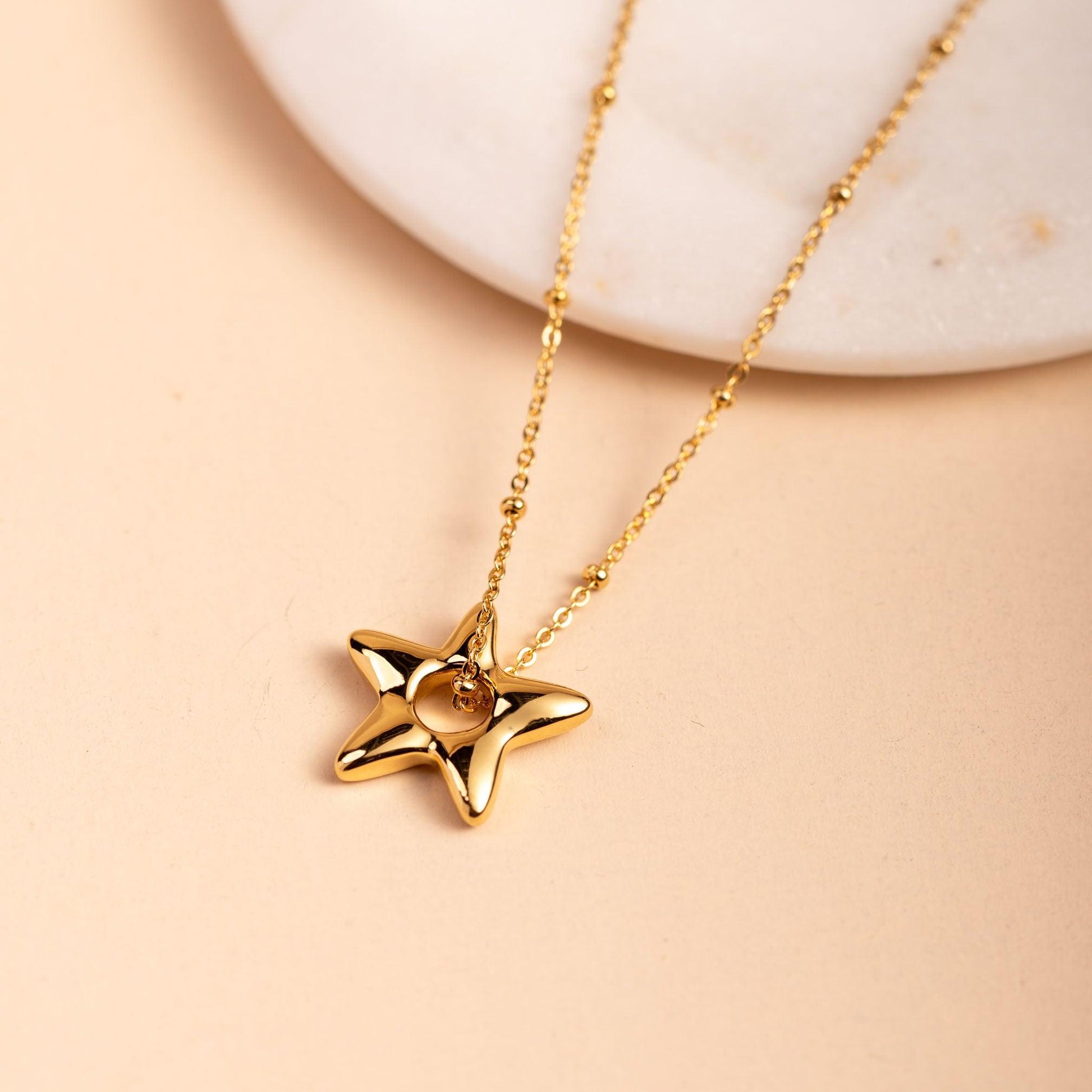 Cross Star Necklace - saltycandy