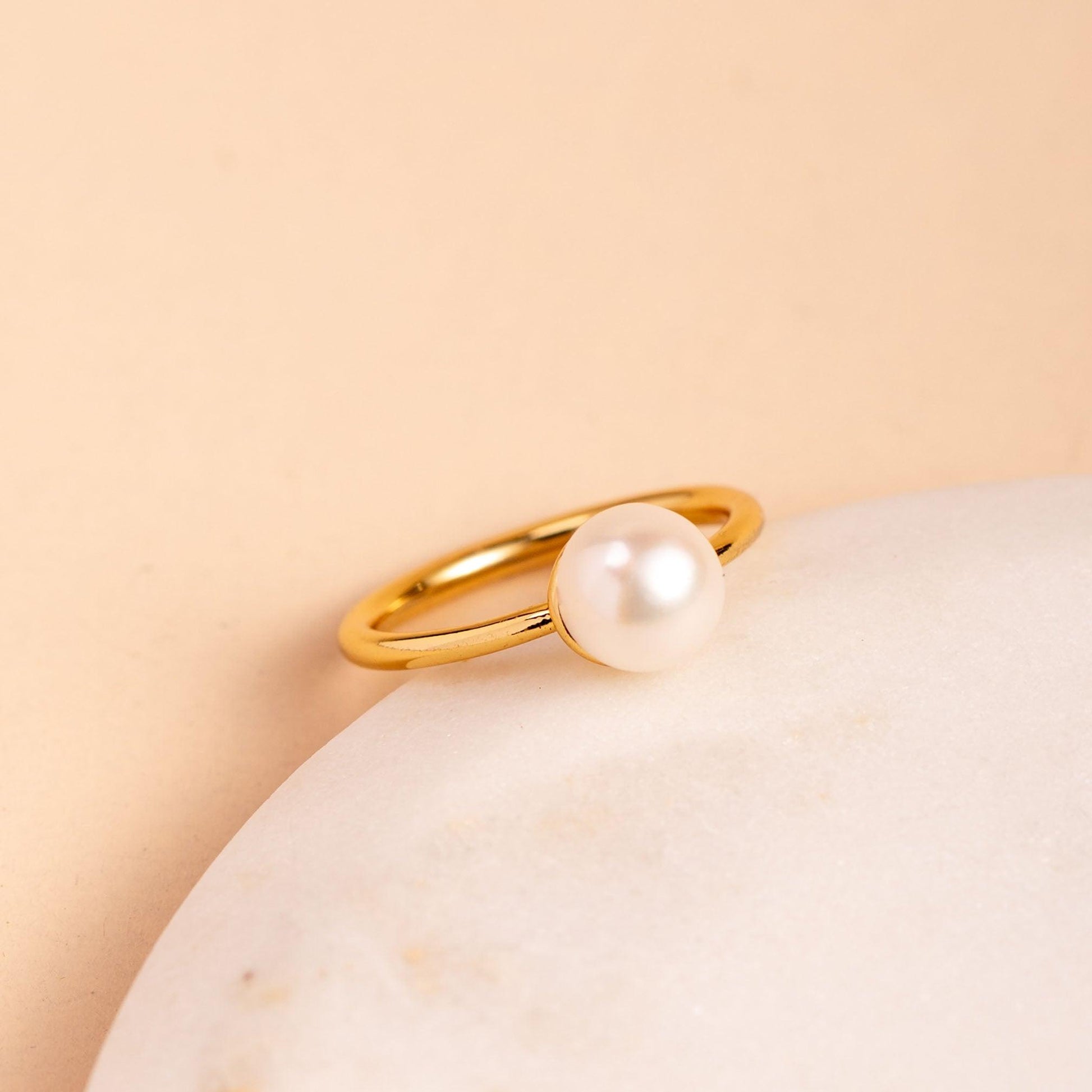 Freshwater Pearl Statement Ring - saltycandy