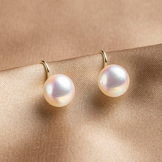 Classic Mabe Pearl Clip Earrings - saltycandy