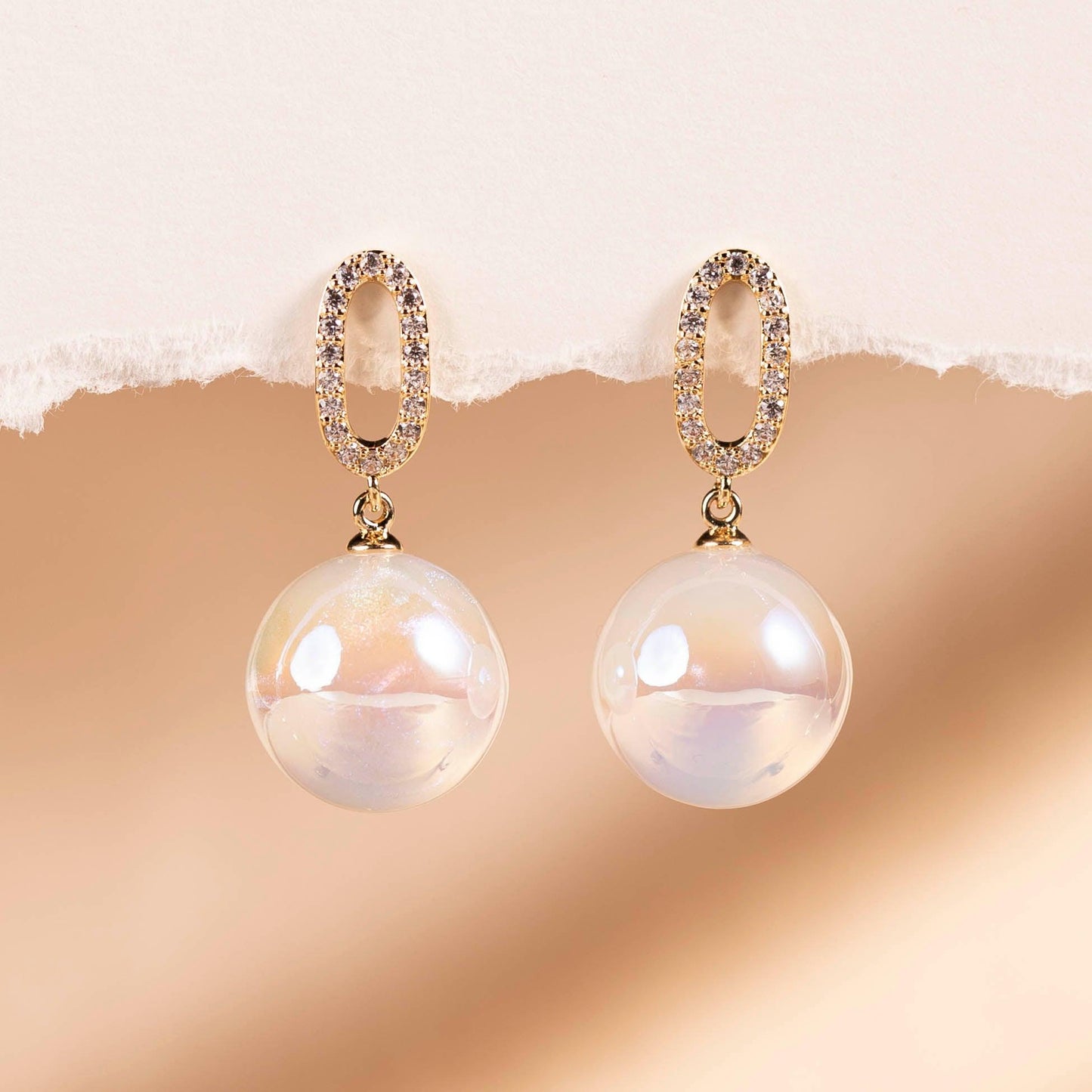 Mermaid Pearl Drop Earrings - saltycandy